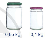 A couple of glass jars

Description automatically generated