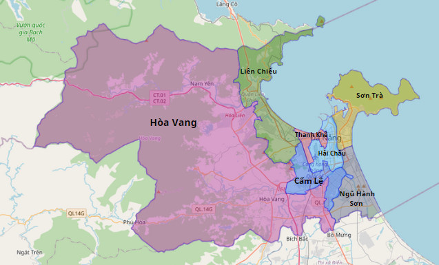 Bản đồ Thành Phố Đà Nẵng Khổ Lớn Năm 2023 | Meey Map