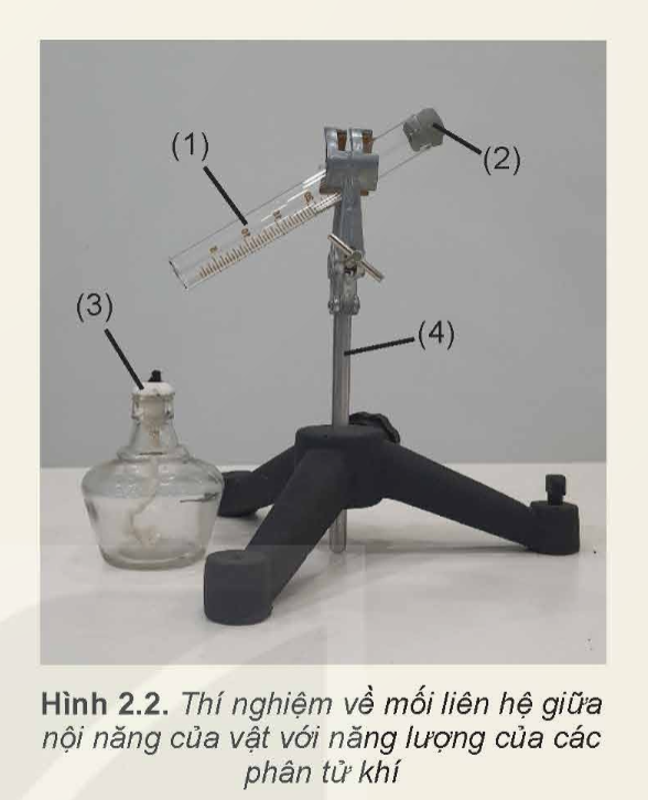 A stand with a glass bottle and a measuring device

Description automatically generated