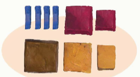 Several different colors of clay

Description automatically generated