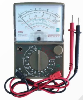 A close-up of a multimeter

Description automatically generated