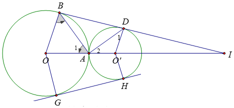 A diagram of a triangle with lines and circles

Description automatically generated