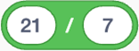 A green rectangular object with white circles and a white line

Description automatically generated