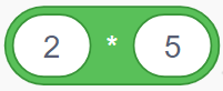 A green rectangular object with white circles and a white cross

Description automatically generated