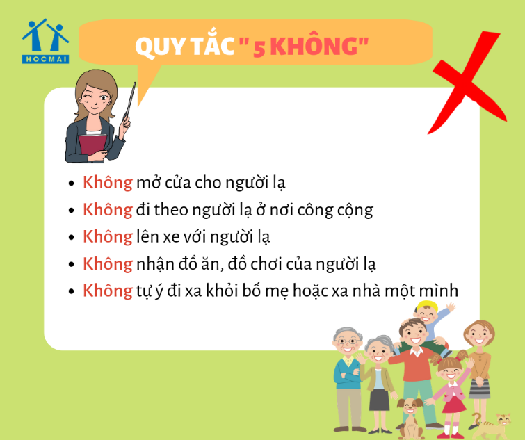 Những quy tắc giúp trẻ phòng chống bị xâm hại tình dục