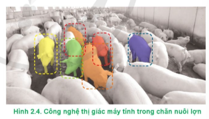 Hãy nêu tác dụng của công nghệ thị giác máy tính trong Hình 2.4