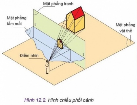 Giải bài 12 Hình chiếu phối cảnh