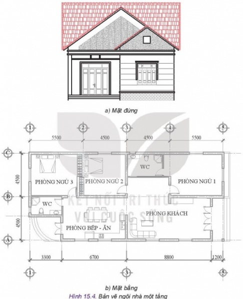 Giải bài 15 Bản vẽ xây dựng