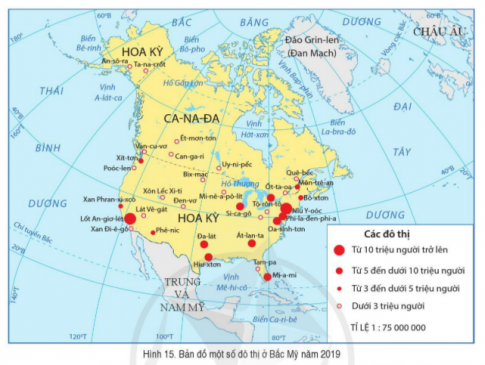 Giải bài 15 Đặc điểm dân cư, xã hội Bắc Mỹ