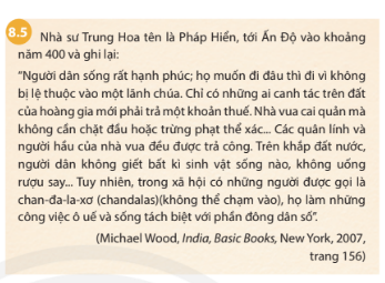 Giải bài 8 Vương triều Gúp-ta