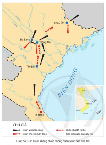 Giải bài 18 Nhà Hồ và cuộc kháng chiến chống quân Minh xâm lược (1400 - 1407)