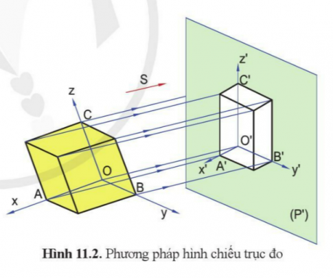 Giải bài 11 Hình chiếu trục đo