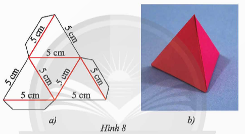 A red pyramid with measurements

Description automatically generated with medium confidence