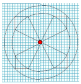 A red dot in a circle

Description automatically generated