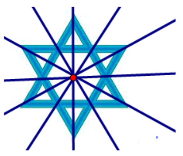 A blue star with red center

Description automatically generated