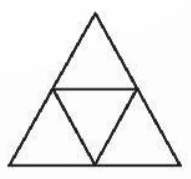 A triangle with a triangle in the middle

Description automatically generated