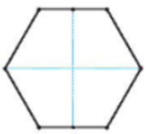 A hexagon with a blue line

Description automatically generated