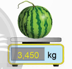 A watermelon on a scale

Description automatically generated