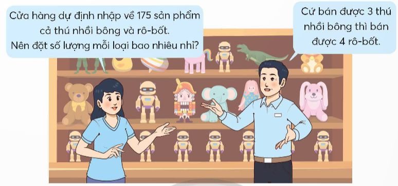 A person and person standing in front of a shelf with toys

Description automatically generated