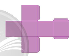 A purple cubes on a white background

Description automatically generated