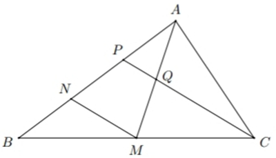 A triangle with letters and numbers with Great Pyramid of Giza in the background

Description automatically generated