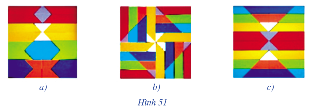 A colorful square with a pinwheel in the middle

Description automatically generated