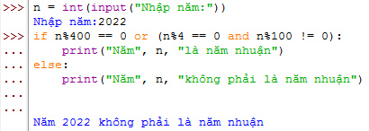 Giải bài 19 Câu lệnh rẽ nhánh if