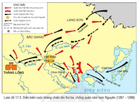 Giải bài 17 Ba lần kháng chiến chống quân xâm lược Mông - Nguyên của nhà Trần (TK XIII)