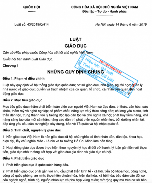 Giải bài 18 Hệ thống pháp luật và văn bản pháp luật Việt Nam