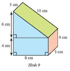 Giải bài 4 Diện tích xung quanh và thể tích của hình lăng trụ đứng tam giác, lăng trụ đứng tứ giác