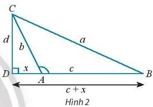 Giải bài 2 Định lí côsin và định lí sin