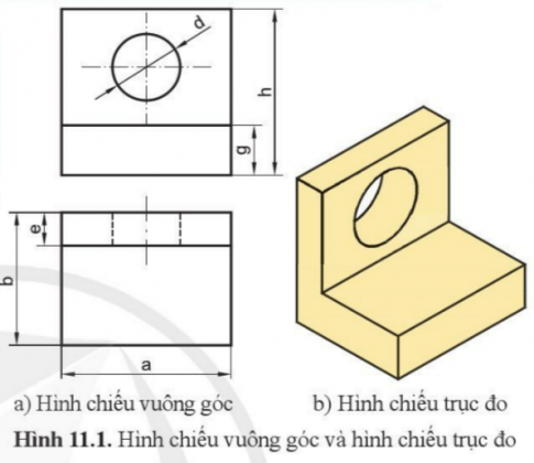 Giải bài 11 Hình chiếu trục đo