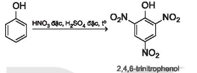 Thí nghiệm nitro hoá phenol được tiến hành như sau: Hãy giải thích hiện tượng xảy ra và viết phương trình hoá học của phản ứng.  Chú ý: Thí nghiệm thực hiện trong tủ hốt hoặc nơi thoáng khí... 