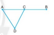 A diagram of a triangle with a blue line

Description automatically generated