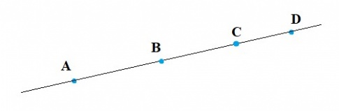 A line with a point in the center

Description automatically generated