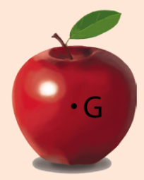 A red apple with a green leaf

Description automatically generated