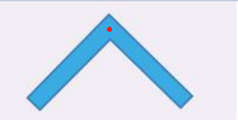 A blue triangle with a red dot

Description automatically generated