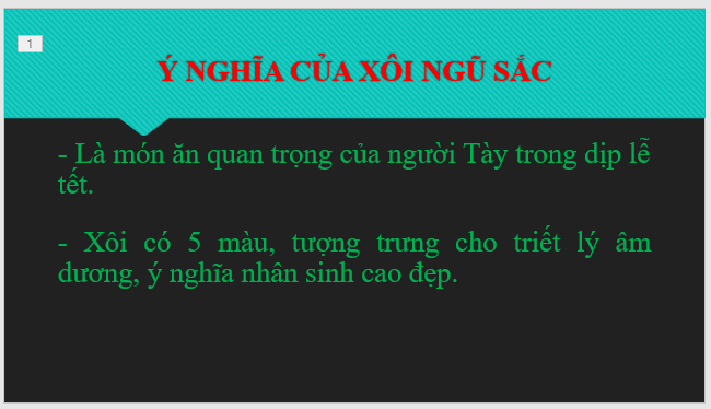 Giải Tin học 7 Bài 14: Thêm hiệu ứng cho trang chiếu - Cánh diều (ảnh 1)