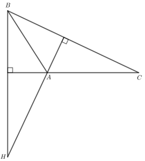 Cho tam giác ABC Vẽ trực tâm H của tam giác ABC