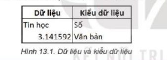 Giải Tin học 8 Kết nối bài 13 Biểu diễn dữ liệu