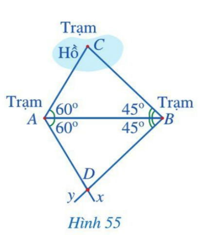 Giải bài 6 Trường hợp bằng nhau thứ ba của tam giác góc - cạnh - góc