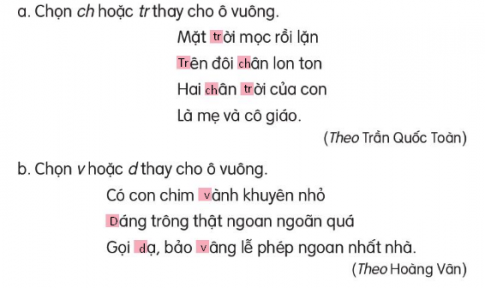 Dựa vào tranh, viết tên đồ vật có tiếng chứa c hoặc k