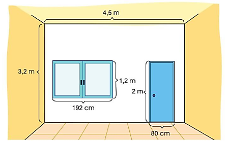 A diagram of a room with blue doors and a blue door

Description automatically generated