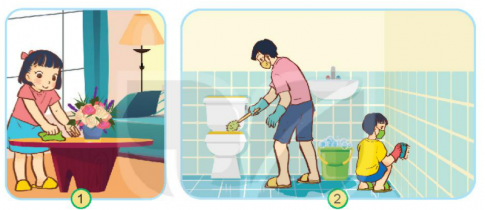 [Kết nối tri thức và cuộc sống] Giải tự nhiên xã hội 2 bài 4: Giữ sạch nhà ở