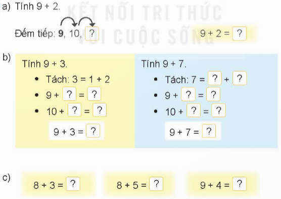 BÀI 7 PHÉP CỘNG (qua 10) TRONG PHẠM VI 20