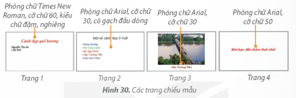 BÀI 8. ĐỊNH DẠNG VĂN BẢN TRÊN TRANG CHIẾU                                                              