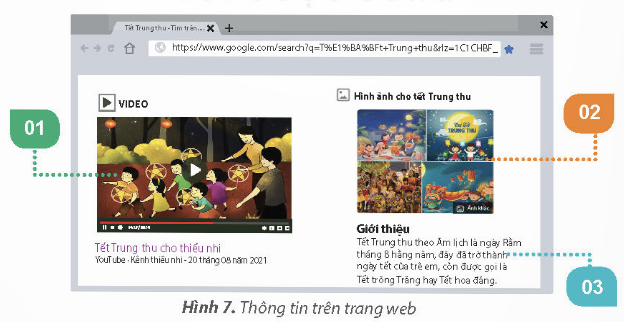 BÀI 3. THÔNG TIN TRÊN TRANG WEB                                                      