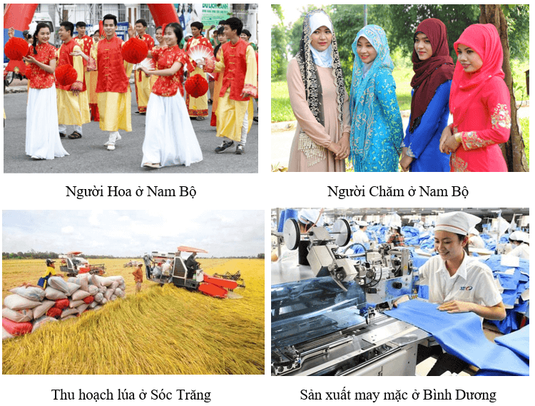 BÀI 25. DÂN CƯ VÀ HOẠT ĐỘNG SẢN XUẤT Ở VÙNG NAM BỘ 