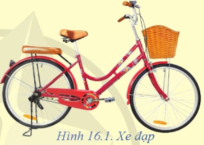 A red bicycle with a basket

Description automatically generated