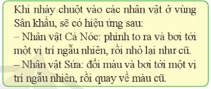 BÀI 6. TẠO CHƯƠNG TRÌNH CÓ NHÂN VẬT THAY ĐỔI KÍCH THƯỚC, MÀU SẮC